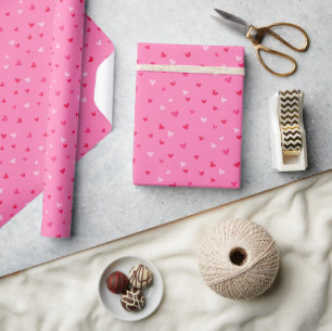Cute Hearts Love Valentine's Day Pattern Wrapping Paper