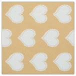Cute Hearts Pattern Fabric