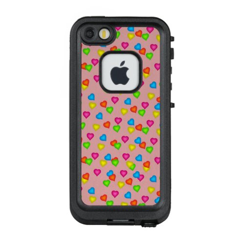 Cute Hearts Pattern LifeProof Case