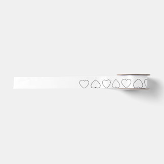 Cute Hearts Pattern ribbon