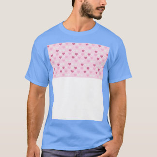 Cute Hearts Pattern T-Shirt