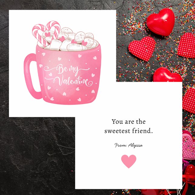 Cute Hearts Valentine's Day  Note Card (Creator Uploaded)