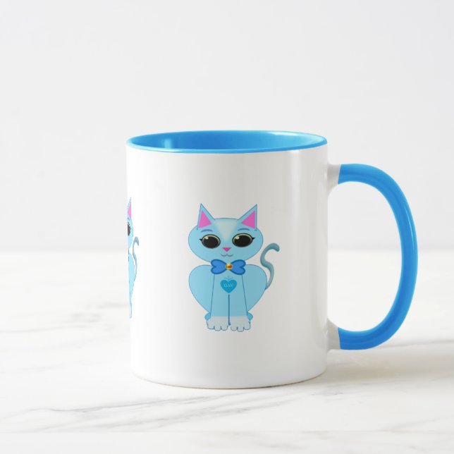 Cute heavenly cat mug (Right)