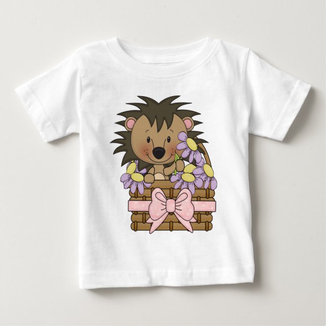 Cute Hedge Hog baby t-shirt (Front)