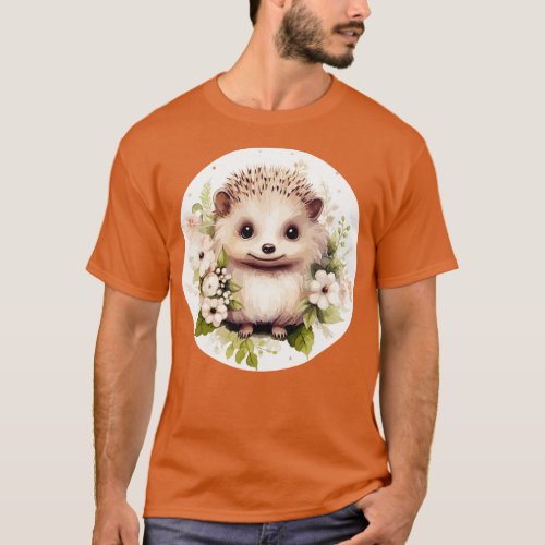 Cute hedgehog 8 T_Shirt