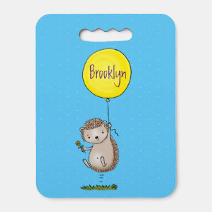 Cute hedgehog and balloon cartoon pattern seat cushion