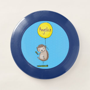 Cute hedgehog and balloon cartoon pattern Wham-O frisbee