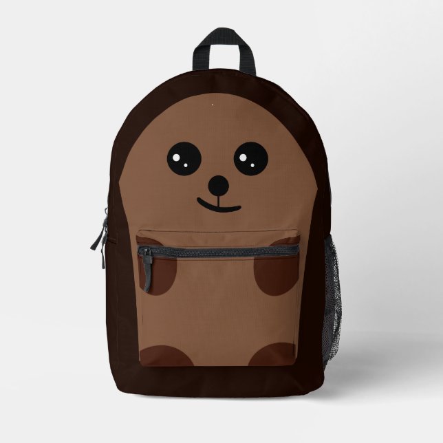 Cute Hedgehog Backpack (Front)