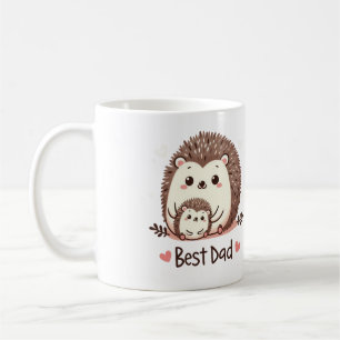 Cute Hedgehog Best Dad Father’s Day Gift Coffee Mug