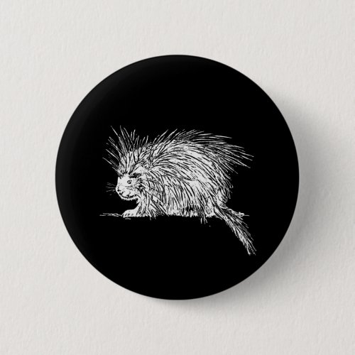 Cute Hedgehog Button