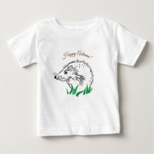 Cute Hedgehog Drawing T-Shirt