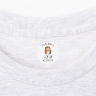 Cute Hedgehog! Gender neutral custom Kids' Labels