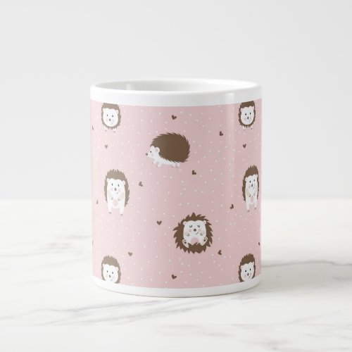 Cute Hedgehog Giant Coffee Mug