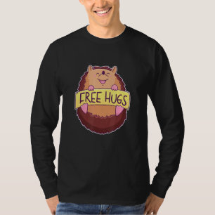 Cute Hedgehog Hedgehog Free Hugs T-Shirt