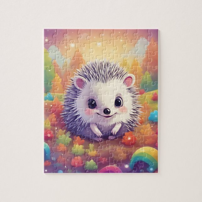 Cute Hedgehog Jigsaw Puzzle (Vertical)