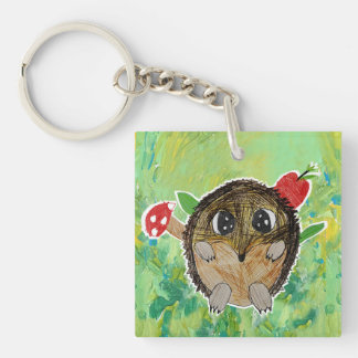 Cute Hedgehog Keychain
