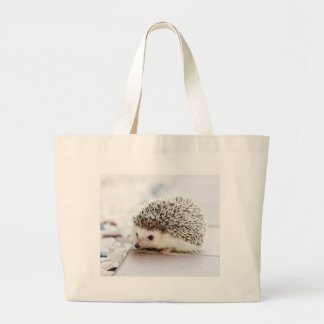 Cute Hedgehog Large Tote Bag