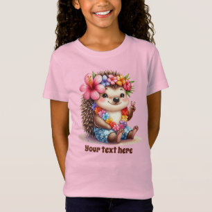 Cute hedgehog lovers girls beach T-Shirt