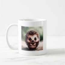 Cute Hedgehog Mug - Cute Animal Mugs