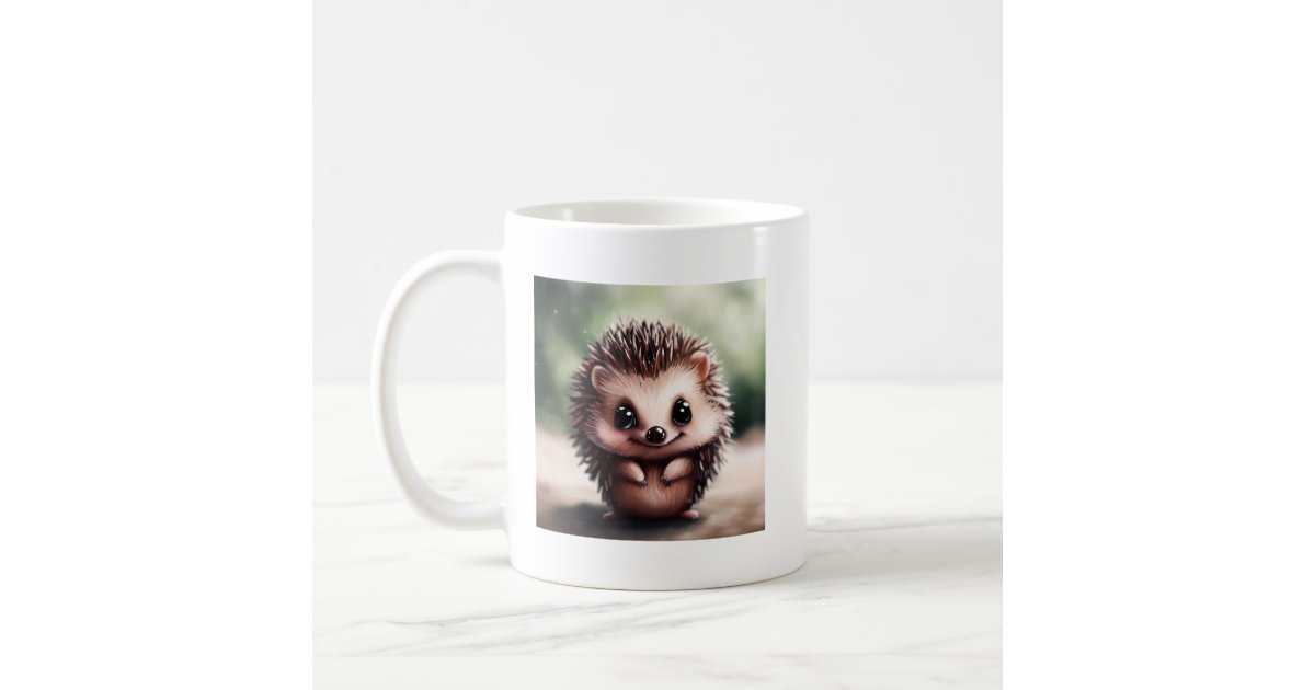 Animal Inside Cup Hedgehog Mugs 12 OZ Funny Coffee Mugs with