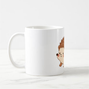 Cute Hedgehog Mushroom Cottagecore Forest Mug