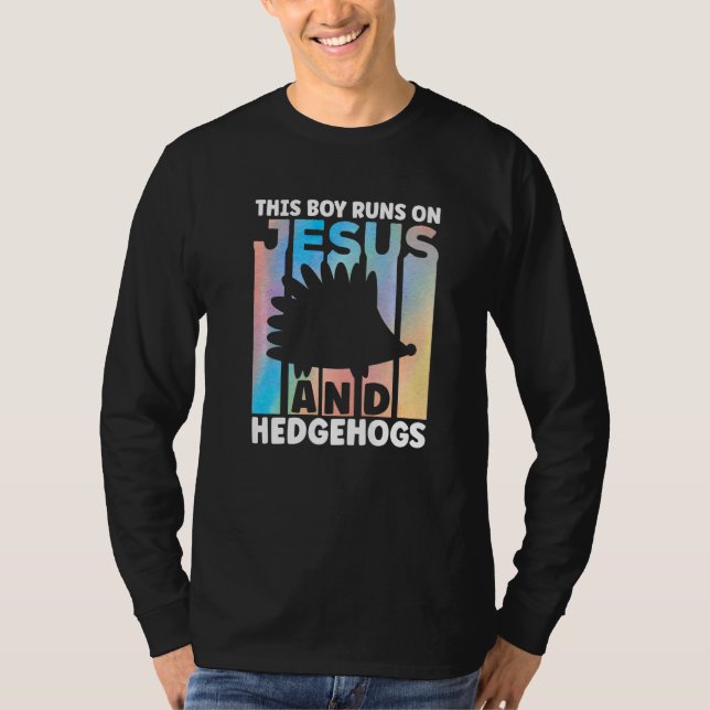 Cute Hedgehog Outfit for Hedgehog Lovers Apparel f T-Shirt (Front)