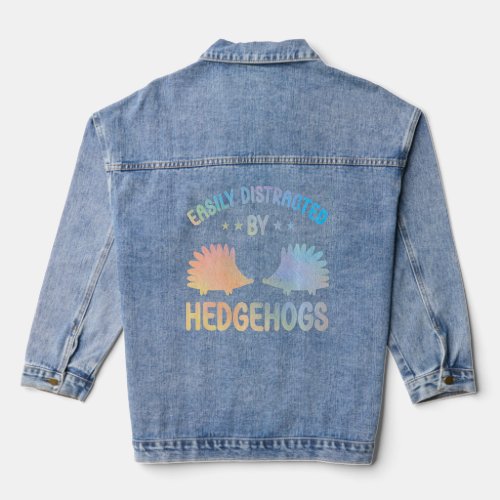Cute Hedgehog Outfit for Hedgehog Lovers Apparel W Denim Jacket
