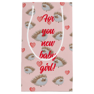 Cute Hedgehog patterned Small Gift Bag
