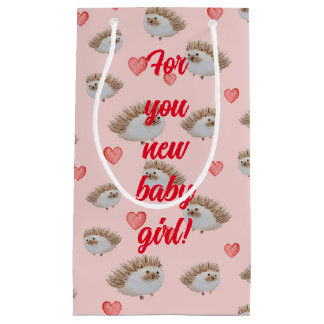 Cute Hedgehog patterned Small Gift Bag