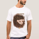 Cute Hedgehog Personalizable T Shirt at Zazzle