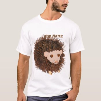 Cute Hedgehog Personalizable T Shirt by artistjandavies at Zazzle