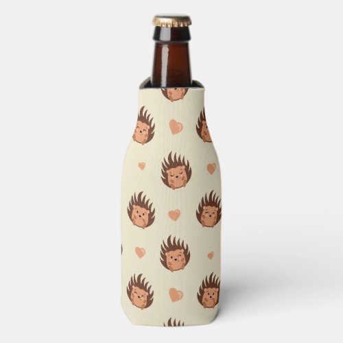 Cute Hedgehog Porta_bebidas Bottle Cooler