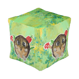 Cute Hedgehog Pouf