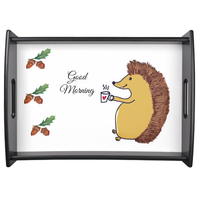 Cute Hedgehog  Serving Tray (Front)