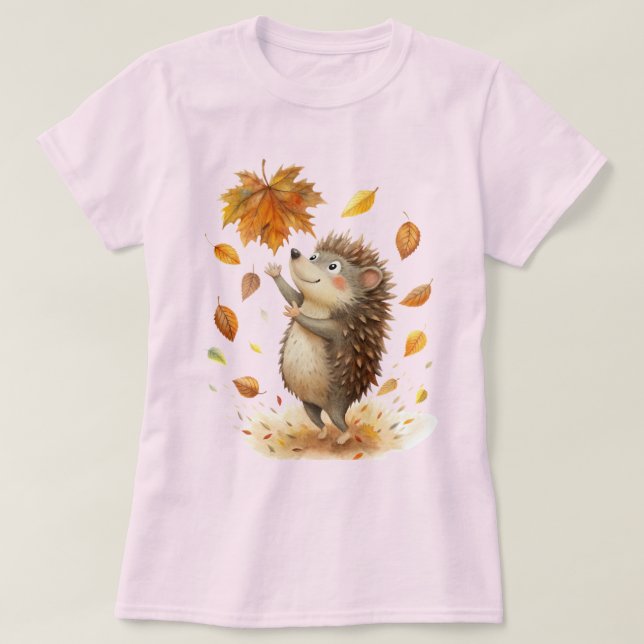 Cute hedgehog  T-Shirt (Design Front)