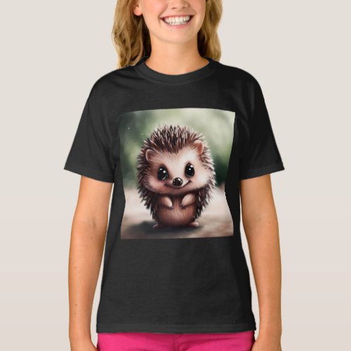 Cute Hedgehog T Shirt _ Cute Animal Shirts 