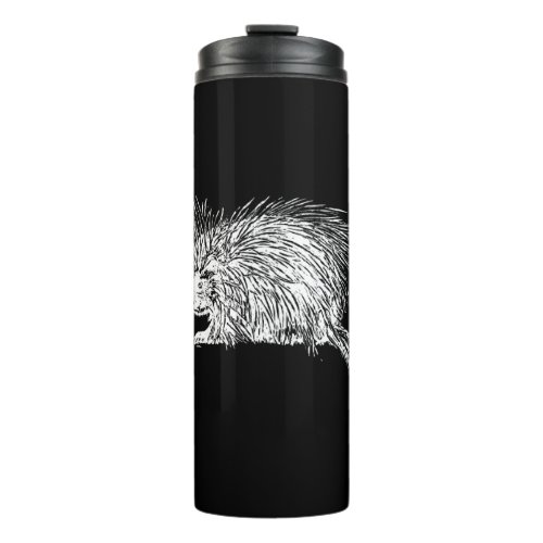 Cute Hedgehog Thermal Tumbler