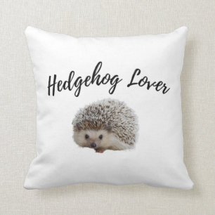 Cute Hedgehog Throw Pillow