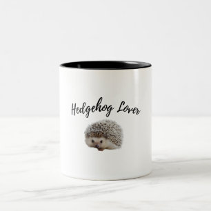 Cute Hedgehog Two-Tone Coffee Mug