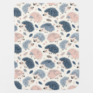 Cute Hedgehogs Baby Blanket