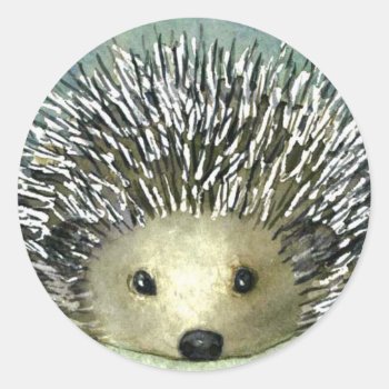 Cute Hedgehogs Stickers by goldersbug at Zazzle