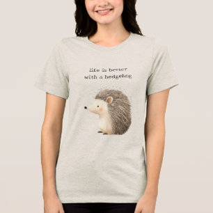 Cute Hedgehogs Tri-Blend Shirt