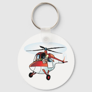 Cute Helicopter Keychain