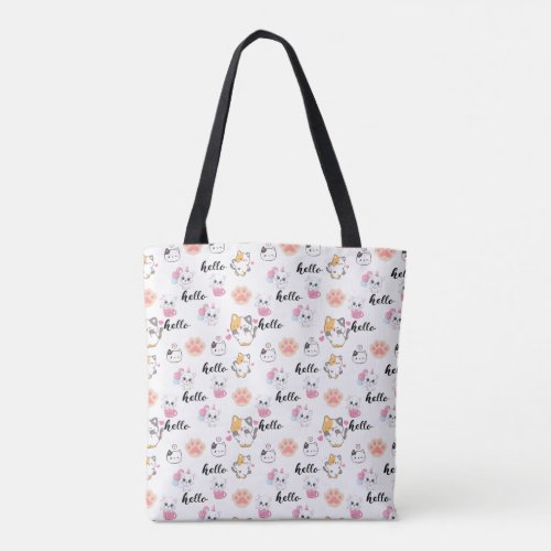 cute hello kitty   tote bag