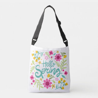Cute Hello Spring Corssbody Crossbody Bag