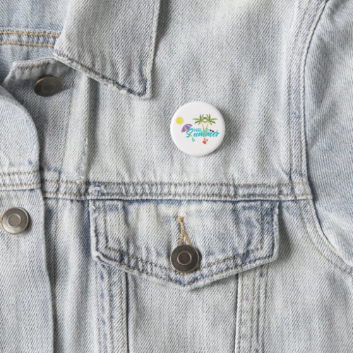 Cute Hello Summer Button