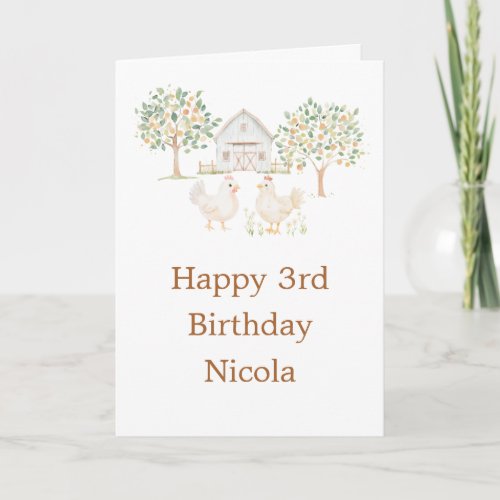 Cute Hens Farm Barn  Birthday Party