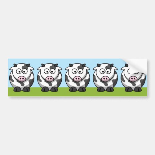 Cute Herd Bumper Sticker
