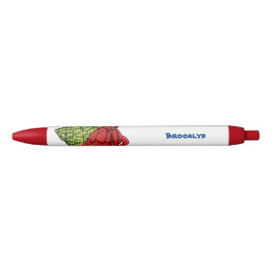 Cute hermit crab cartoon illustration pen