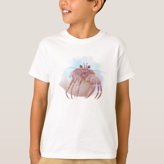 Cute hermit crab sketch T-Shirt (Front)